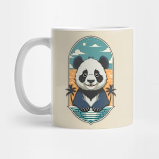 Cute Panda On Vacation Mug